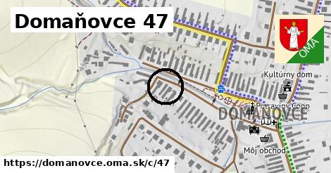 Domaňovce <span class="supisne">47</span>