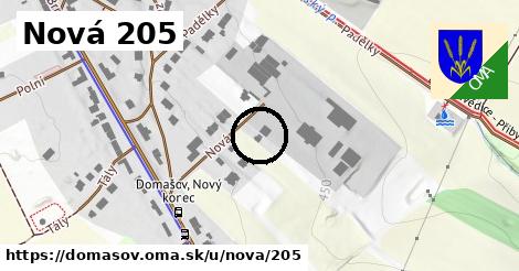 Nová 205, Domašov