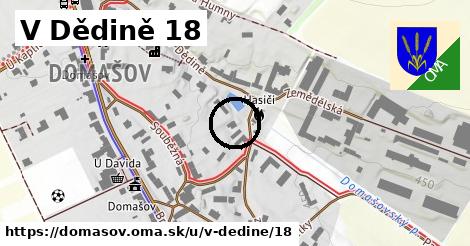 V Dědině 18, Domašov