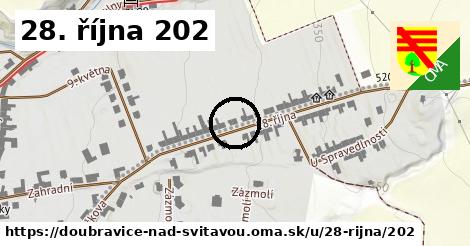 28. října 202, Doubravice nad Svitavou