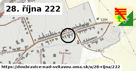 28. října 222, Doubravice nad Svitavou