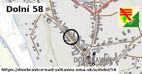 Dolní 58, Doubravice nad Svitavou