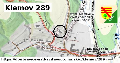 Klemov 289, Doubravice nad Svitavou