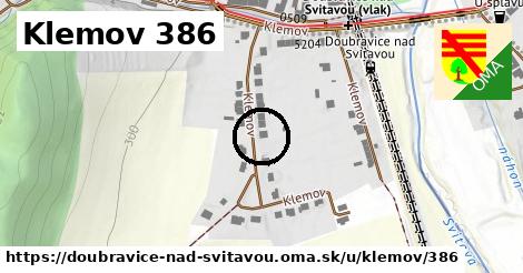 Klemov 386, Doubravice nad Svitavou