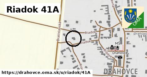 Riadok 41A, Drahovce