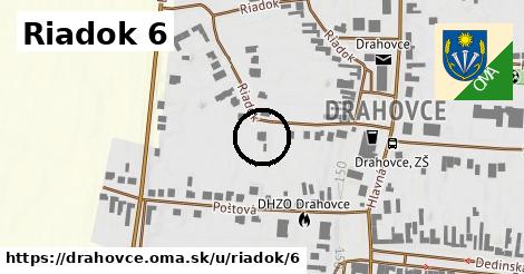 Riadok 6, Drahovce