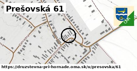 Prešovská 61, Družstevná pri Hornáde