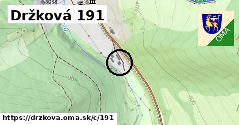 Držková <span class="supisne">191</span>
