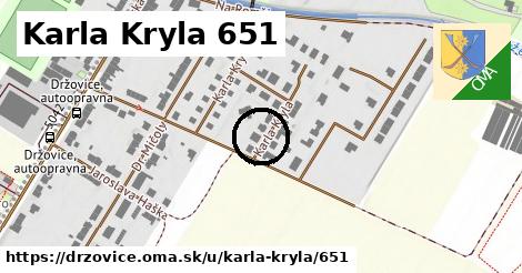 Karla Kryla 651, Držovice