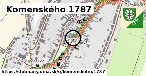 Komenského 1787, Dubňany