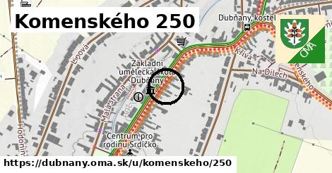 Komenského 250, Dubňany