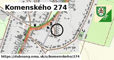 Komenského 274, Dubňany