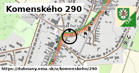 Komenského 290, Dubňany