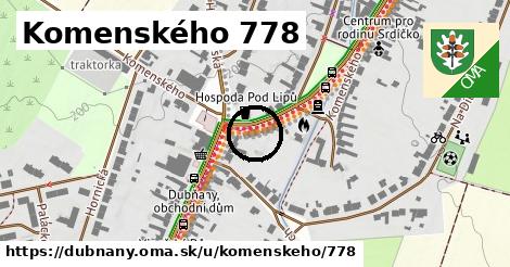 Komenského 778, Dubňany