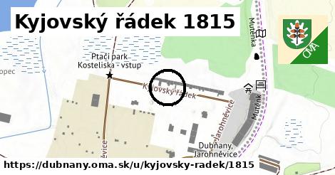 Kyjovský řádek 1815, Dubňany