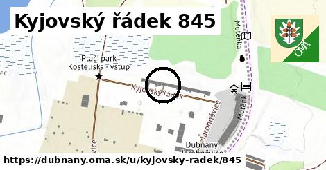 Kyjovský řádek 845, Dubňany