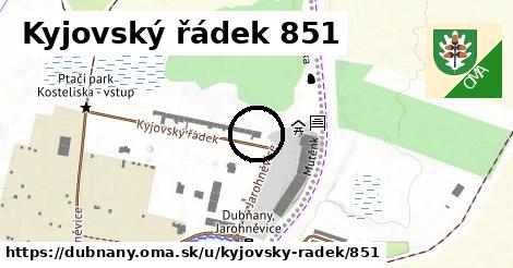 Kyjovský řádek 851, Dubňany