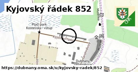 Kyjovský řádek 852, Dubňany