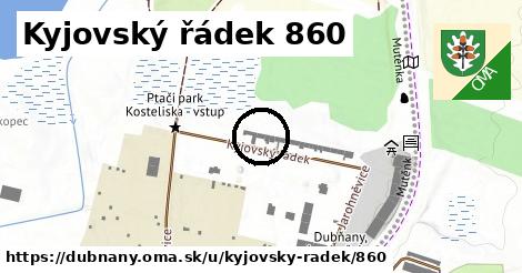 Kyjovský řádek 860, Dubňany