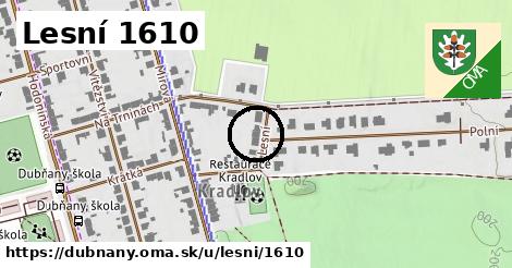 Lesní 1610, Dubňany