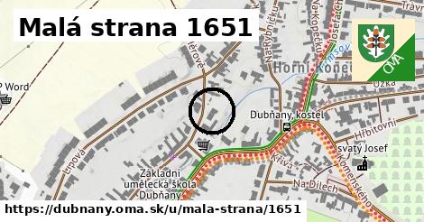 Malá strana 1651, Dubňany