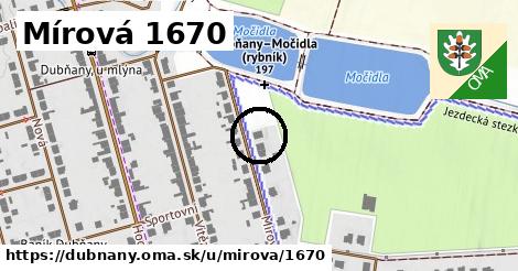 Mírová 1670, Dubňany