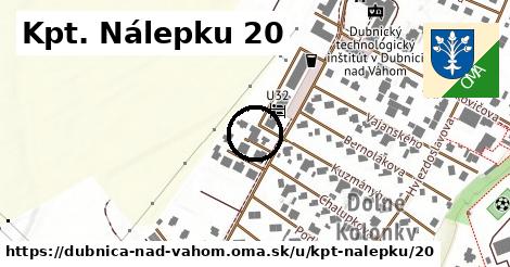Kpt. Nálepku 20, Dubnica nad Váhom