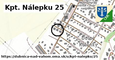 Kpt. Nálepku 25, Dubnica nad Váhom