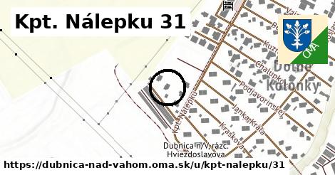 Kpt. Nálepku 31, Dubnica nad Váhom