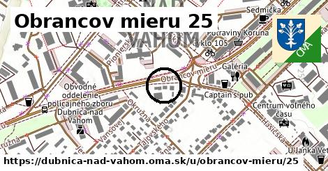 Obrancov mieru 25, Dubnica nad Váhom