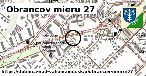 Obrancov mieru 27, Dubnica nad Váhom