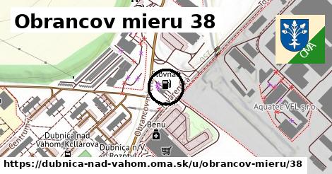 Obrancov mieru 38, Dubnica nad Váhom