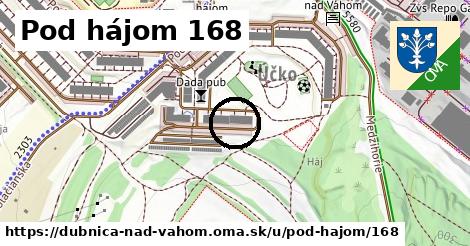 Pod hájom 168, Dubnica nad Váhom