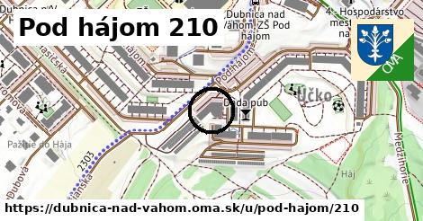 Pod hájom 210, Dubnica nad Váhom