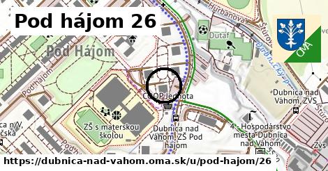 Pod hájom 26, Dubnica nad Váhom