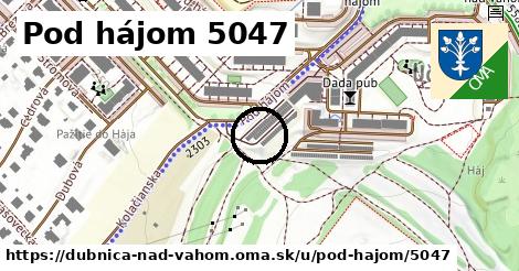 Pod hájom 5047, Dubnica nad Váhom