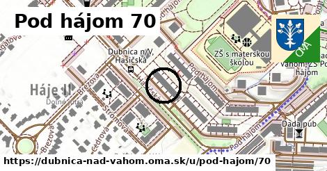 Pod hájom 70, Dubnica nad Váhom