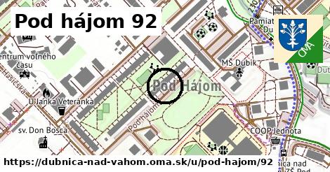 Pod hájom 92, Dubnica nad Váhom