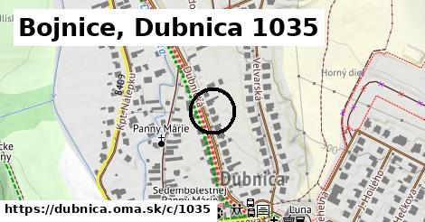 Bojnice, Dubnica <span class="supisne">1035</span>