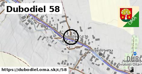 Dubodiel <span class="supisne">58</span>