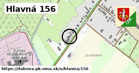 Hlavná 156, Dubová, okres PK