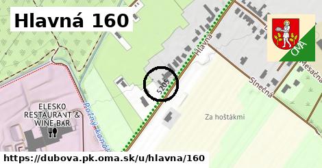 Hlavná 160, Dubová, okres PK