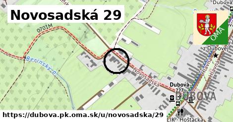 Novosadská 29, Dubová, okres PK