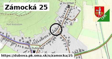 Zámocká 25, Dubová, okres PK