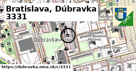 Bratislava, Dúbravka <span class="supisne">3331</span>