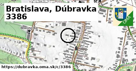 Bratislava, Dúbravka <span class="supisne">3386</span>
