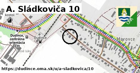 A. Sládkoviča 10, Dudince