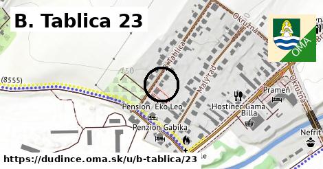 B. Tablica 23, Dudince
