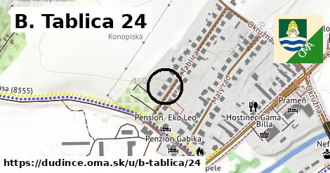 B. Tablica 24, Dudince