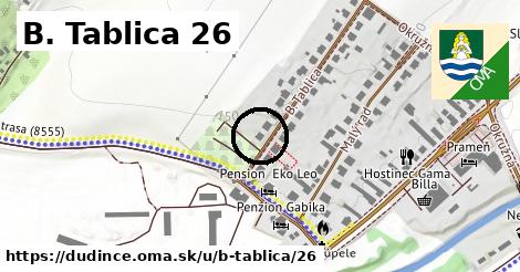 B. Tablica 26, Dudince